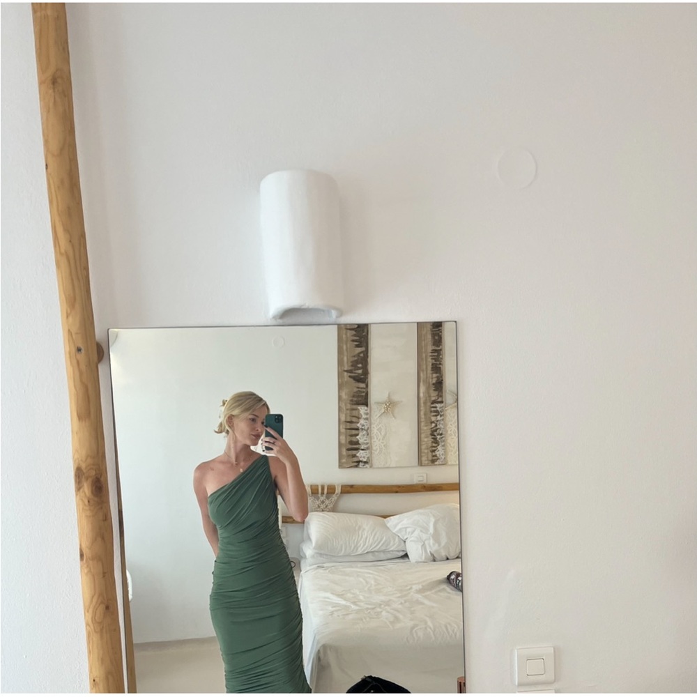 One-Shoulder Ruched Dress sz Small